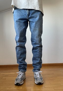 Vintage LEVIS Silvertab Jeans Denim Pants 80s Washed Blue