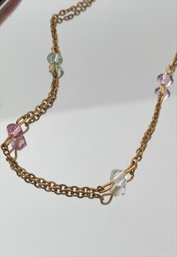BSL - Aria Pastel Recycled Beaded Fine Choker