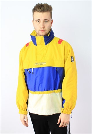TOMMY HILFIGER HALF-ZIP VINTAGE SAILING GEAR JACKET