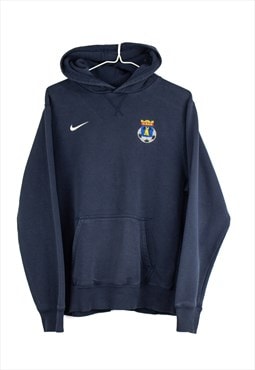 Vintage Nike Football USSS Hoodie in Blue M