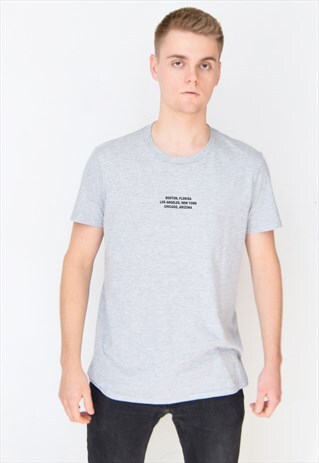 GREY LOCATION T-SHIRT