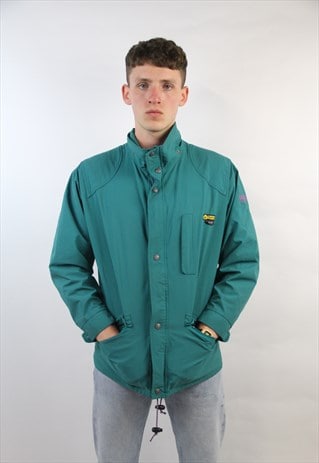 VINTAGE 90'S TURQUOISE SPORTS JACKET