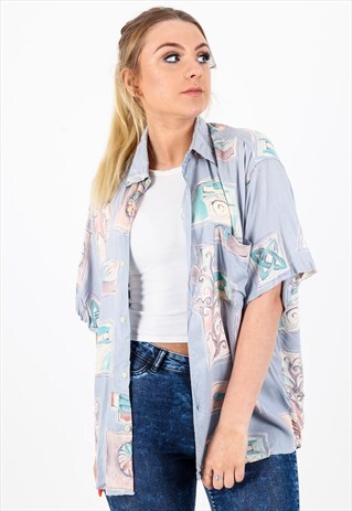 VINTAGE PATTERNED SHIRT S442