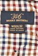 BEYOND RETRO VINTAGE BROOKS BROTHERS GREY CLASSIC TROUSERS -
