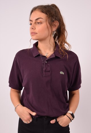 VINTAGE LACOSTE POLO SHIRT PURPLE