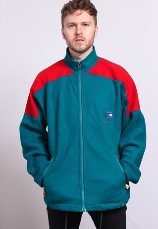 VINTAGE ZIP UP FLEECE TOP