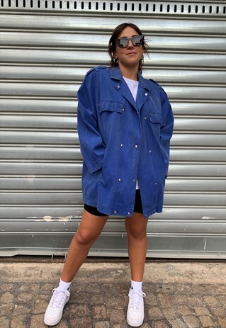 VINTAGE 90'S PENNYBLACK DEMIN LONG JACKET