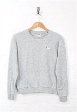 Vintage Fila Sweater Grey Ladies Small CV1899