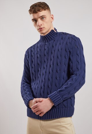 VINTAGE RALPH LAUREN HIGH-NECK JUMPER