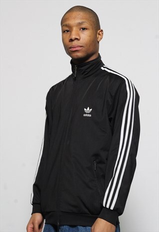 VINTAGE ADIDAS ORIGINALS TRACK JACKET BLACK
