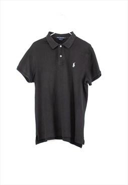 Vintage Ralph Lauren Polo Shirt in Black L
