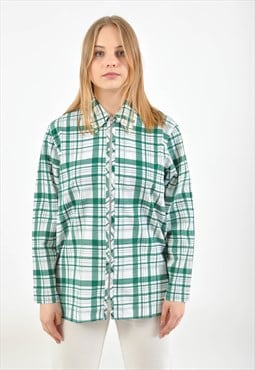 Vintage long sleeve checked shirt