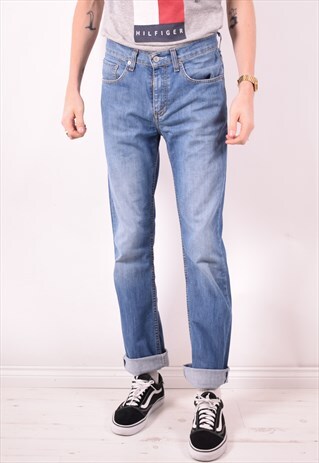 LEVI'S MENS VINTAGE JEANS W31 L34 BLUE 90S