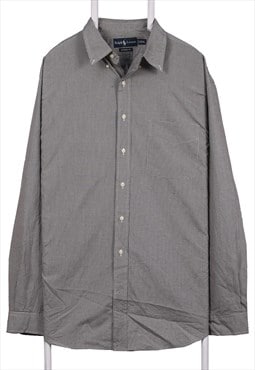 Vintage 90's Polo Ralph Lauren Shirt Button Up Striped Long