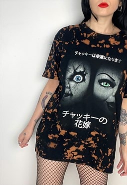 Bride Of Chucky Bleached custom horror t-shirt
