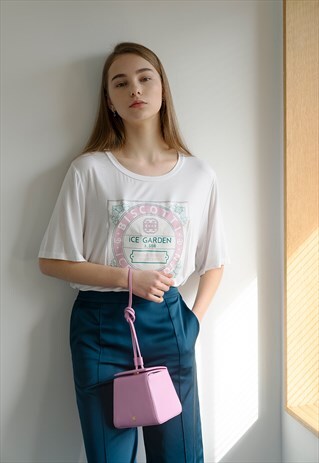 AMARETTI BOX BAG(PINK GELATO)