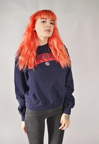 VINTAGE NEW YORK RANGERS HOCKEY SWEATSHIRT NAVY BLUE