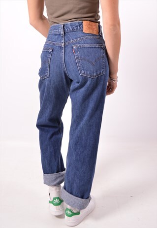 VINTAGE LEVI'S 522 JEANS STRAIGHT BLUE