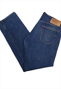 Levi's 501's Blue Denim Jeans Size L36 L32