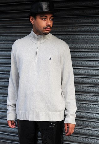 VINTAGE RALPH LAUREN ZIP UP JUMPER