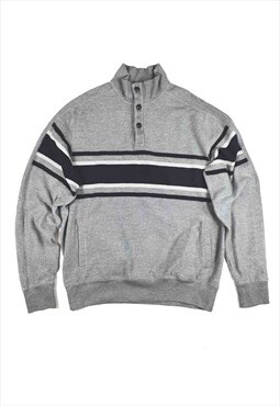 Men's Vintage 90's CHAPS Grey Fleece Jumper Sweatshirt XL