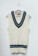 Vintage Cover Point Cricket Knitted Vest.