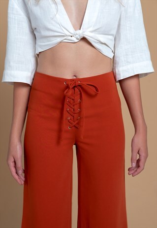 RAPHAEL LACE UP PANTS