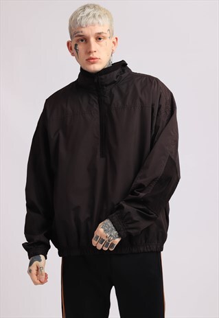VINTAGE REEBOK 1/2 ZIP SHELL JACKET
