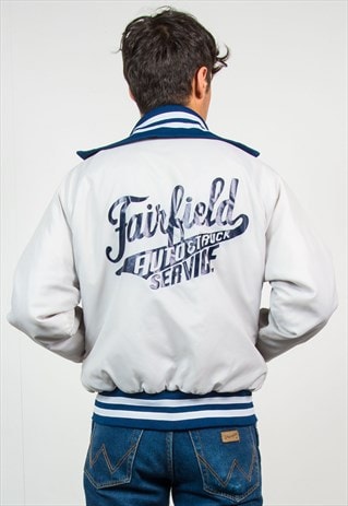 VINTAGE BASEBALL BOMBER JACKET