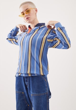 VINTAGE TOMMY HILFIGER LONG SLEEVE POLO TOP