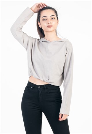 GREY JERSEY HOODIE