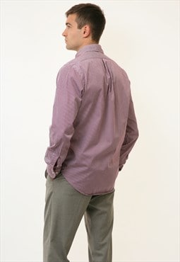90s Vintage Ralph Lauren Striped Mens M Shirt 18857