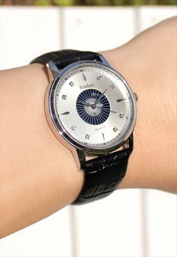 Classic Silver and Black Watch
