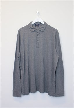 Vintage Ralph Lauren polo shirt in grey. Best fits XL