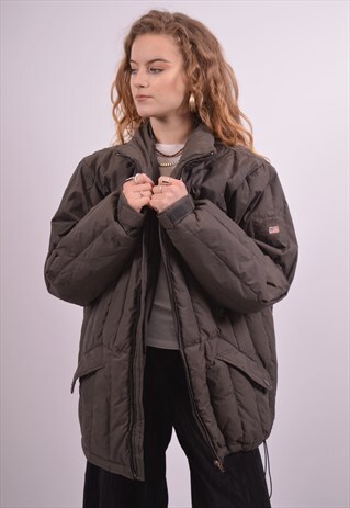 VINTAGE NORTH SAILS PADDED JACKET BROWN