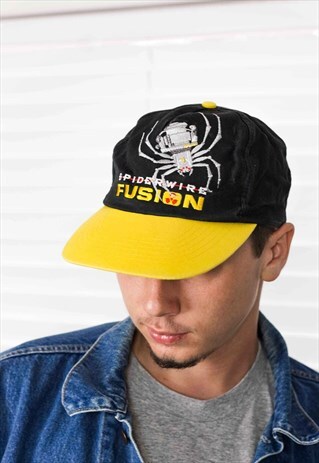 VINTAGE SPIDER BASEBALL CAP LOGO 90S ONE SIZE 2.4