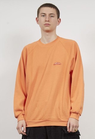 VINTAGE 80'S LEVI'S ORANGE SWEATSHIRT