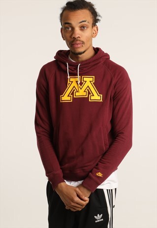 VINTAGE NIKE PRINTED COLLEGE HOODIE