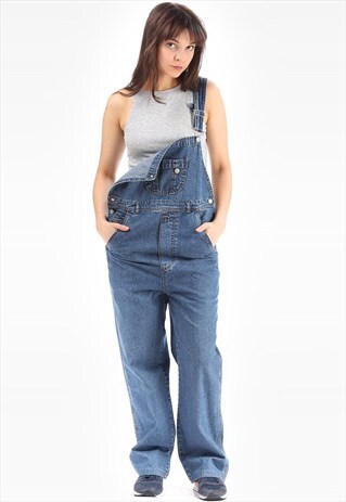 DENIM JEANS OVERALLS DUNGAREES 90S BAGGY