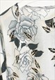 VINTAGE 00S TOP IN FLOWER PRINT