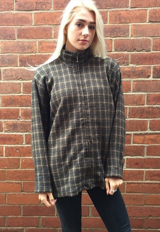 VINTAGE CHECK FLEECE JUMPER
