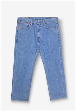 Vintage Levis 505 Raw Hem Straight Jeans W38 L29 BV21760