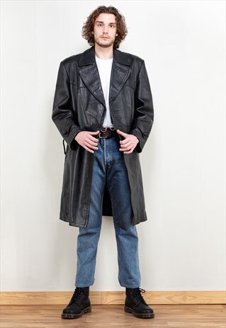 VINTAGE 50'S LEATHER COAT