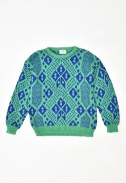 Vintage 90's Benetton Jumper Sweater Green