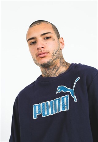 VINTAGE 80S PUMA SWEATSHIRT / S5959