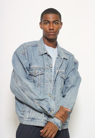 VINTAGE GAP BLUE JEANS WASHED DENIM JACKET