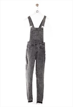 Vintage Divided  Dungarees Work Trousers Look Black