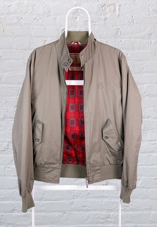 VINTAGE BARACUTA G9 HARRINGTON JACKET TARTAN CHECK GREEN