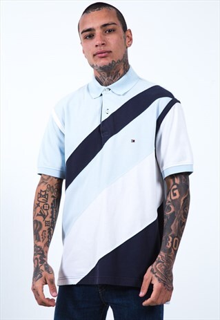 VINTAGE 90S TOMMY HILFIGER POLO SHIRT / S0562