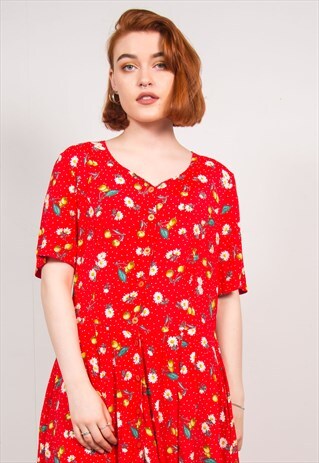 VINTAGE 90'S MIDI DRESS